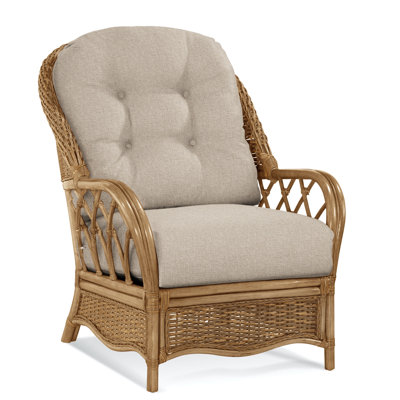 Chaise avec accoudoirs en rotin Everglade