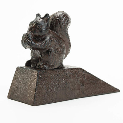 Ecorative Cute Animal Statue Stainless Steel Wedge Floor Stop