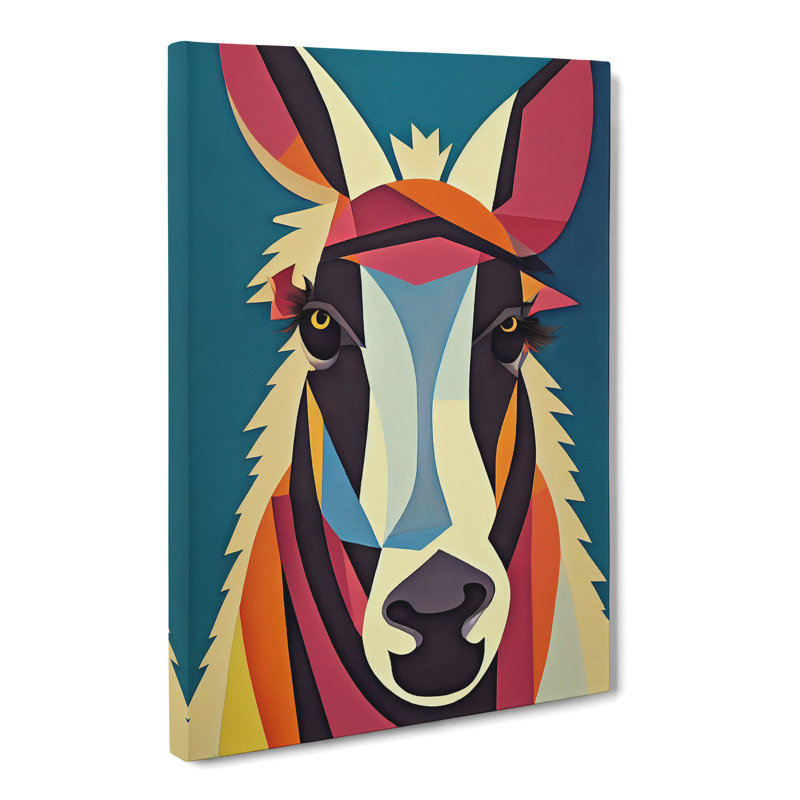 Donkey Abstract Vol.1 - Wrapped Canvas, 50cm H x 35cm W x 3cm D