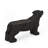 Mgo Dog Bench, Outdoor Bench, Matte Black + Black, No Assembly Required