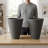 Taio 14" Ribbed Round Composite Planter Set-824618738-824618639