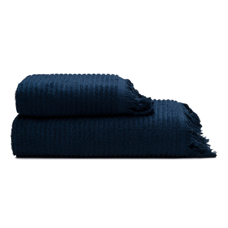 Essuie-mains et serviettes en coton, Marine