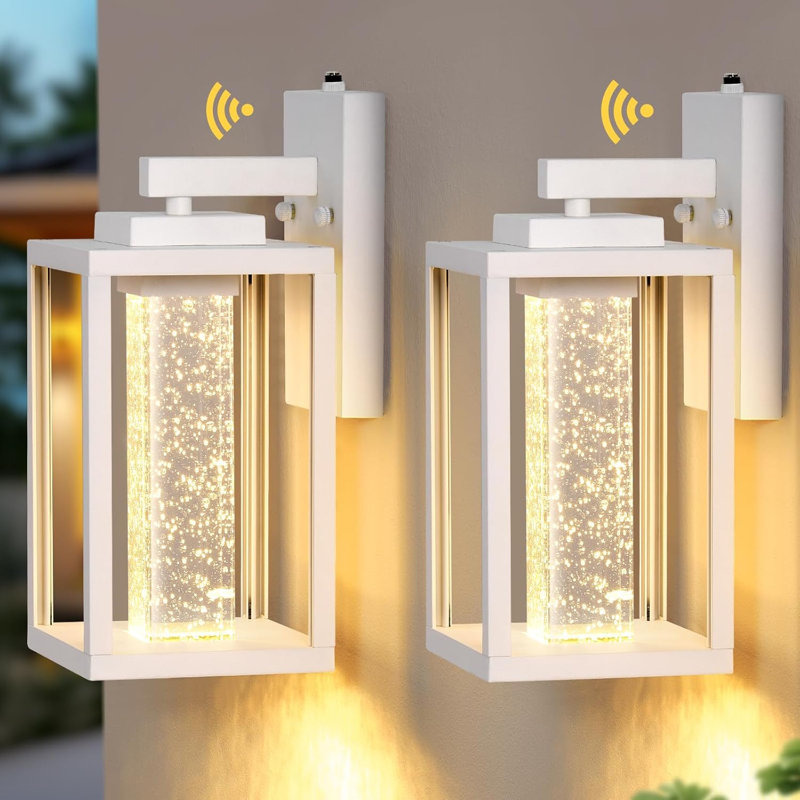 White Outdoor Garage Light Wall Mounted