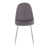 Mélange de polyester gris anthracite et gris anth