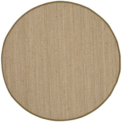 Auckland Bamboo Slat/Seagrass Natural/Olive Area Rug