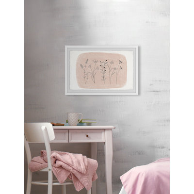 Assorted Flowers Lines - Single Picture Frame Painting
