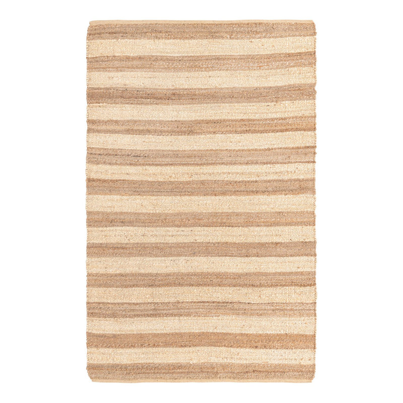 Mascud Striped Indoor Rug, Rectangle 6'1" x 9'