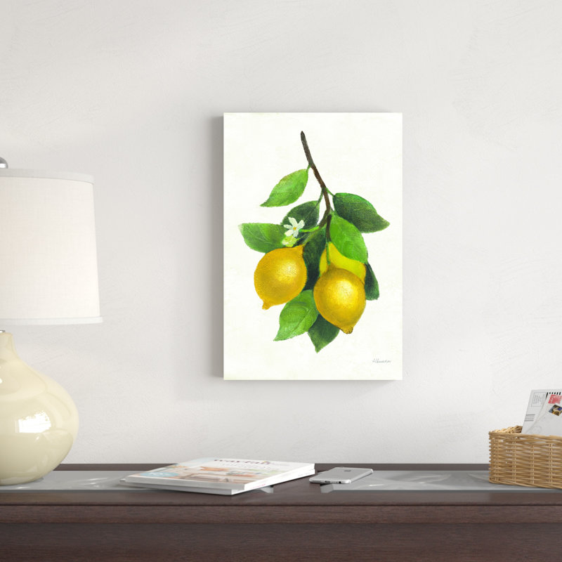Branche de citron III, H 18 po x l 12 po