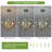 Hecker 3 - Light Dimmable Glass Globe Chandelier