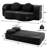  77" Upholstered Convertible Futon Sofa -2138854307