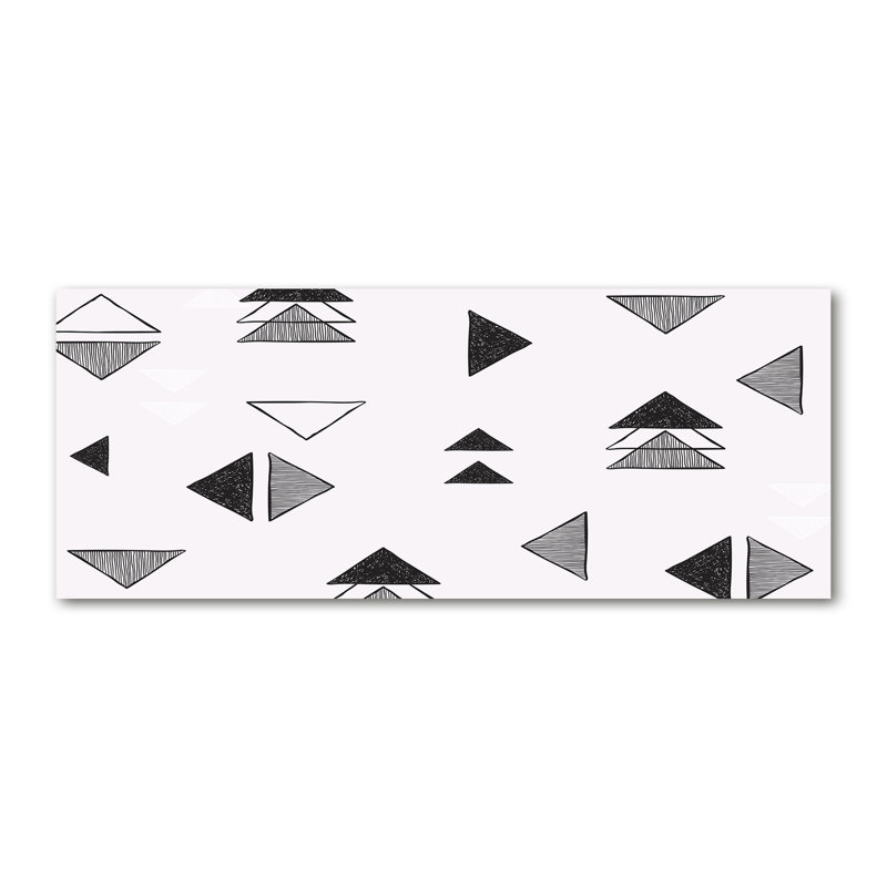 Triangles Background - Wrapped Canvas Print