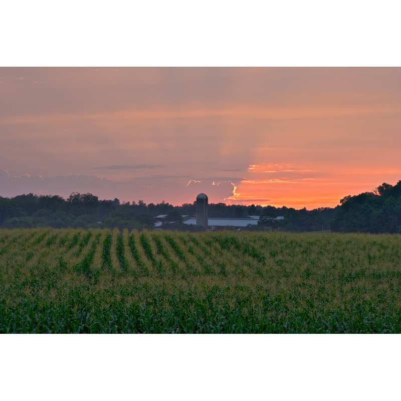Burning North Carolina Sky by Red_moon_rise - No Frame Art Prints on Canvas, 30cm H x 46cm W