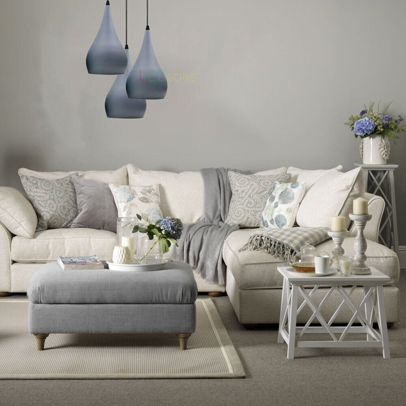 Bohuslava 3 - Light White Pendant, Grey