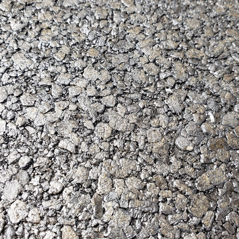 Papier peint mica naturel Gardiner, Gris / Argent