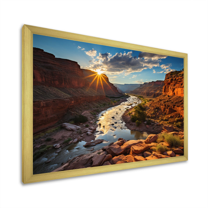 Canyon Rhapsody I - impression, H 30 po x l 40 po x P 1,5 po, Encadrement doré