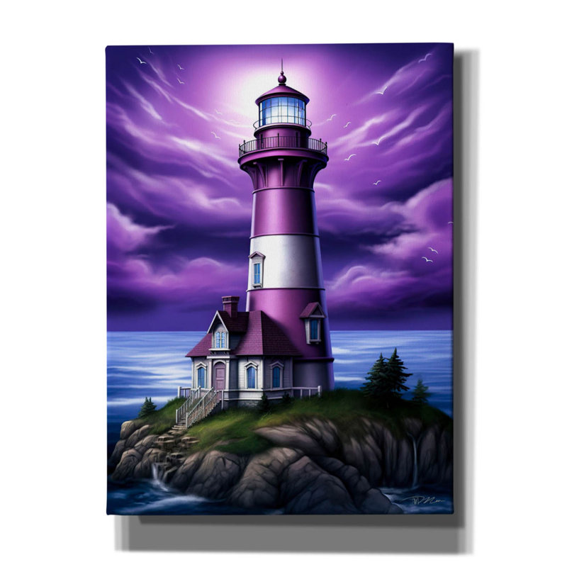 Art mural sur toile Breakwater Bay, H 54 po x l 40 po x P 1,5 po
