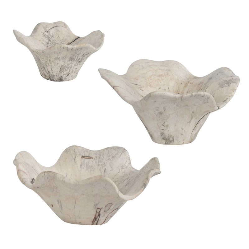 Décoration murale en bois blanchi Uttermost Teo