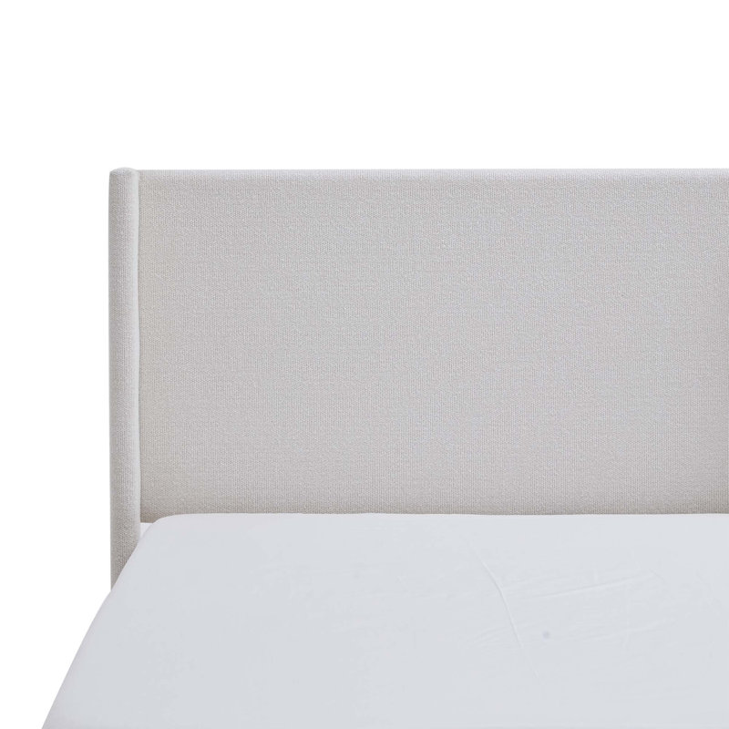 Plateforme de lit tapissier à oreilles Minimalist Rusticity