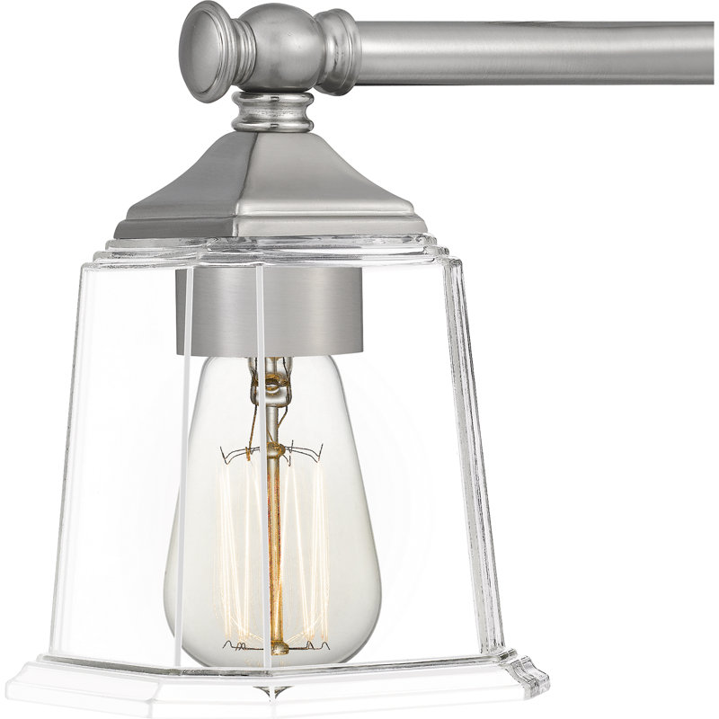 Nicholas 2-Light Brushed Nickel Vanity Light, Brushed Nickel