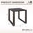 Taheed Modern Square 20''L×20'' W End Table