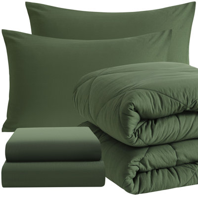 Ensemble de literie en microfibre toutes saisons 5 pièces