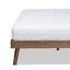 Lit plateforme grand, gris clair / noyer Cramlington, l 62,5 po x L 82,2 po x H 48 po Cramlington-2042027707-2041988856