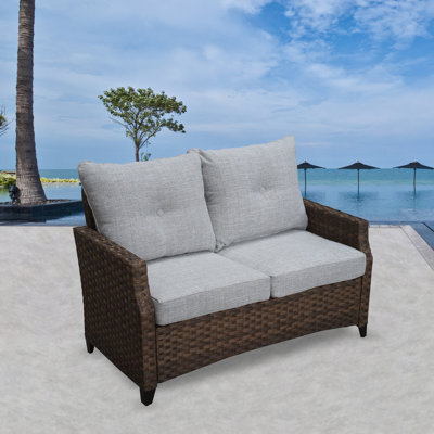 Weinmann 50.59'' Wide Loveseat with Cushions