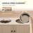 2 Door Storage Cabinet With Elevated Dog Bowls