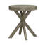 Chantee Round End Table w/ Pedestal Base & Veneer Top