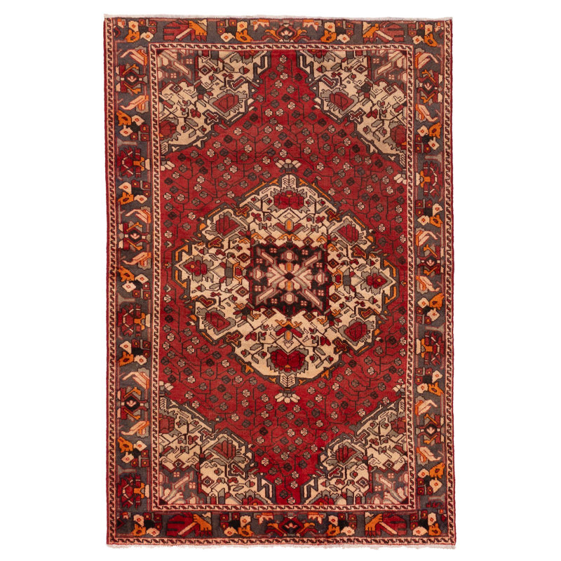 Tapis rouge Konya Anatolian 4 pi 6 po x 6 pi 9 po