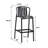 Slat Design Outdoor Barstool-1696096056