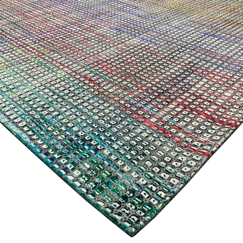 Plaid Area Rug, Rectangle 8' x 10'