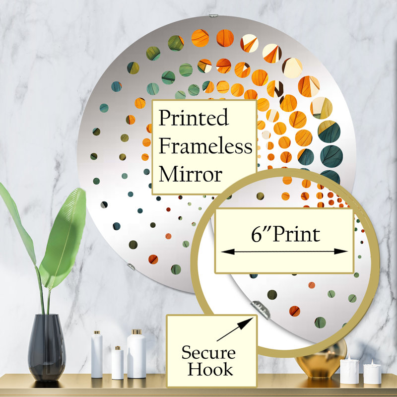 Wanamie Circle Mirror, 31.4" x 31.4"