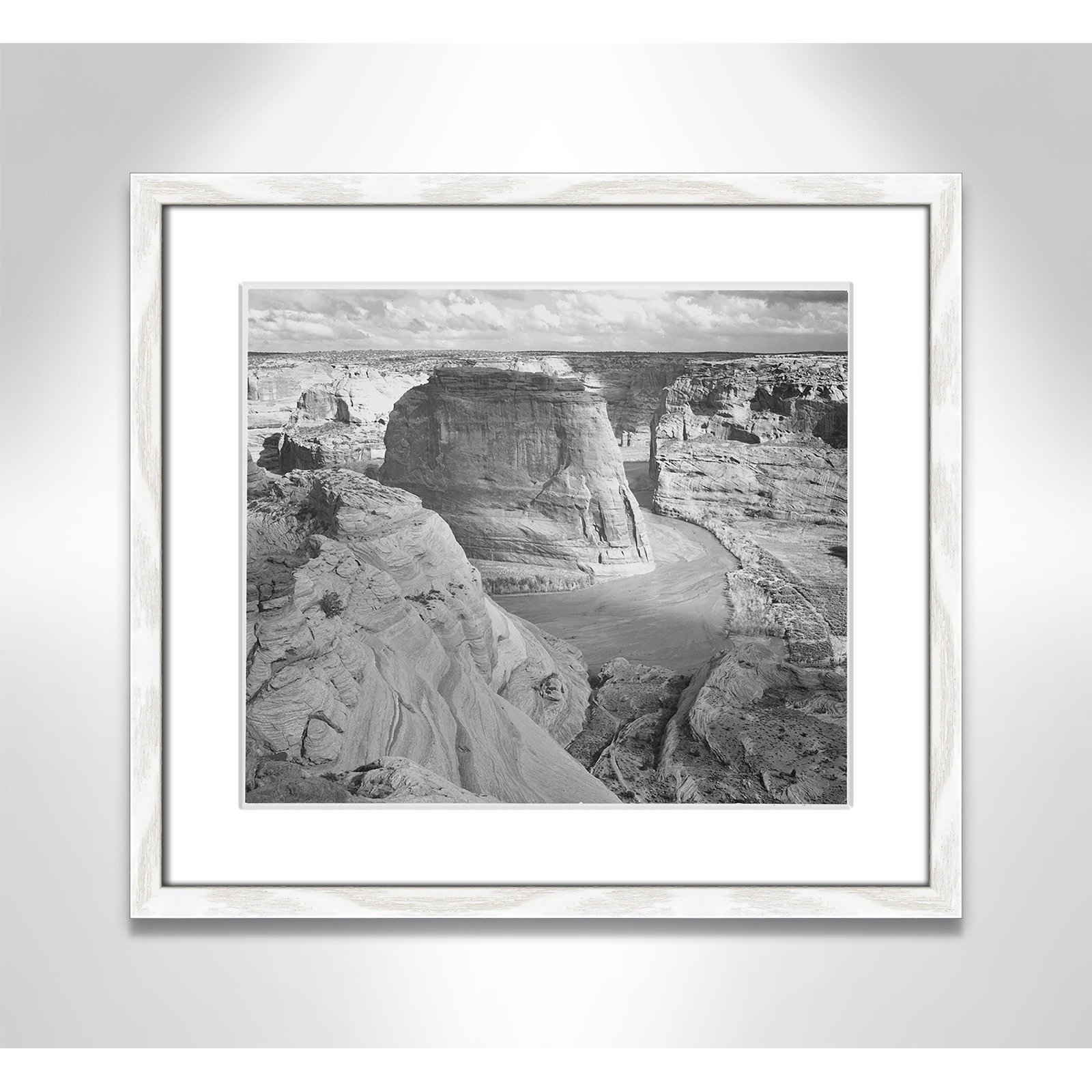 Canyon De Chelly Arizona 2 by Adams, White, 13" H x 15" W x 0.75" D