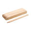 Paquet de 25 piquets de jardin en bois de sapin avec pointes pointues