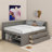 Full Size Daybed With Drawers And Shelves-1695000368