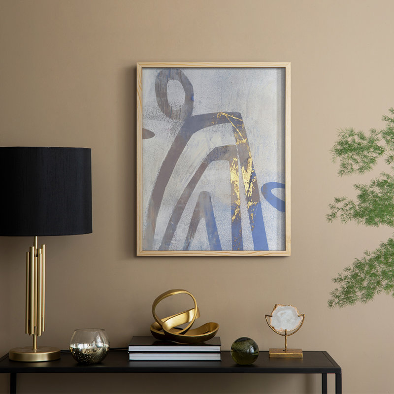 Linx II Framed Print - Solid Wood, 11" H x 9" W