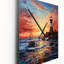 Horloge murale Coastal bateau Pier Into Infinity-99630763