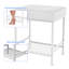 Tabouret carré en cuir-1647923163