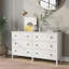 Commode double 6 tiroirs l 52,56 po-9282907