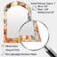 Miroir mural décoratif asymétrique traditionnel-113531012