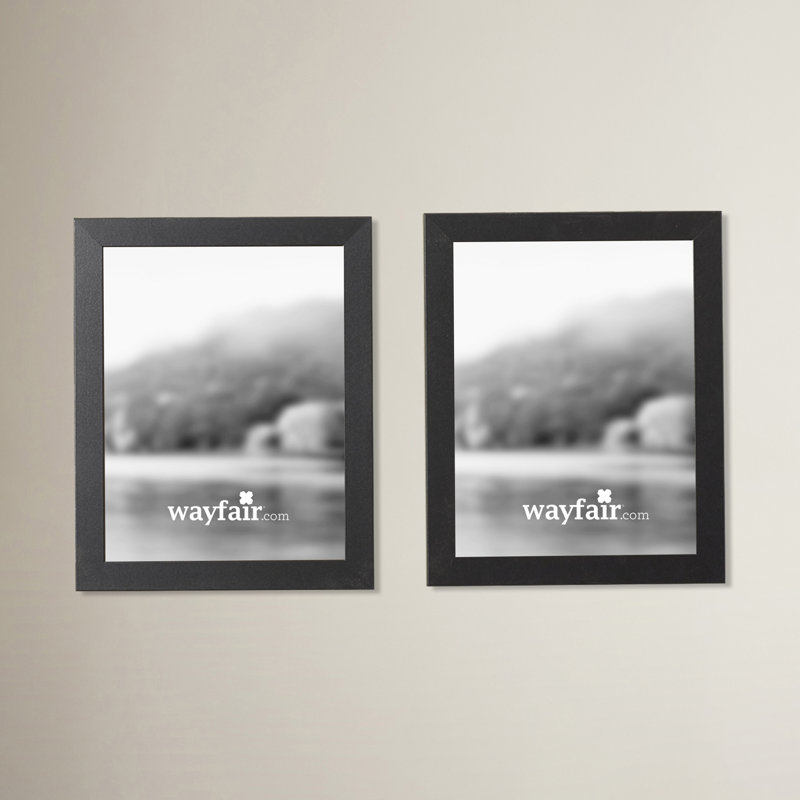 Happel Matte Picture Frame, 8" W x 10" H, Black