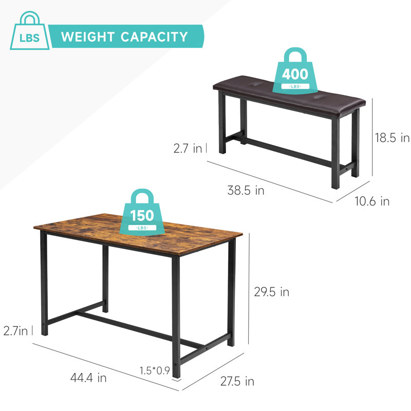 Alasia 4 - Person Dining Set
