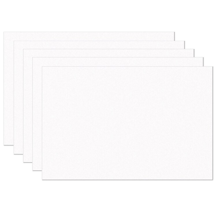Sunworks Construction Paper, White, 12 x 18 - 50 pack