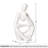 Modern Thinking Man Sculpture (Off White)-904025889