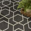 Tapis intérieur / extérieur noir moderne Reidy-673539555-673539565