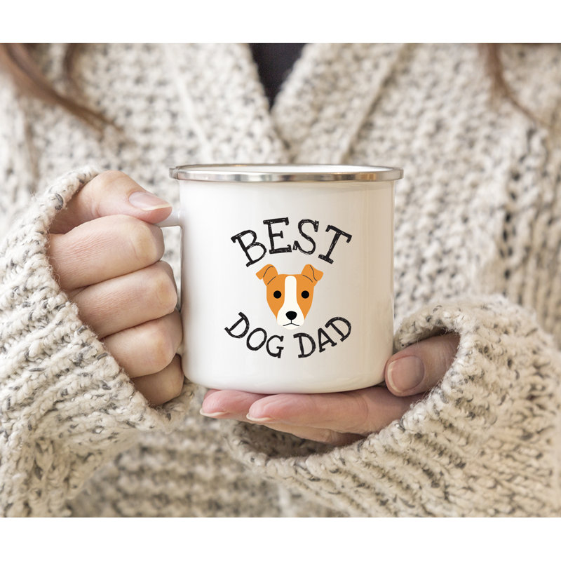Grande tasse à café « Best Dog Dad », Jack Russel
