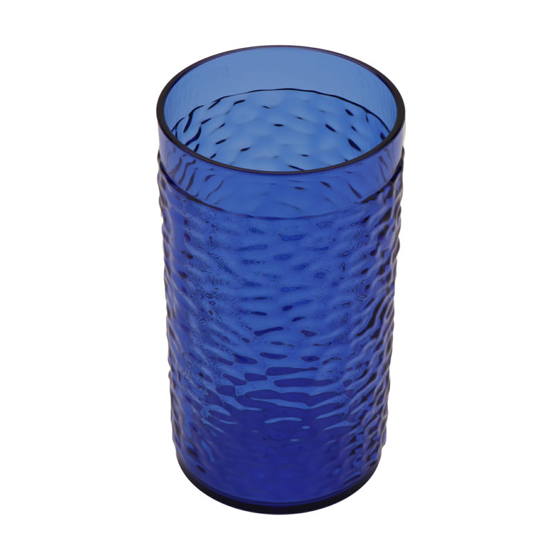 GET Gobelet en plastique robuste incassable, Bleu, Verre à vin