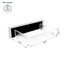 Aucun sommier nécessaire avec système 4 en métal et tissu 4 tiroirs Classic Boucle