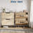 Narrow Shoe Cabinet Storage for Entryway with 2 Flip Drawers, Wood Shoe Rack Cabinet with Metal Legs-1342553368